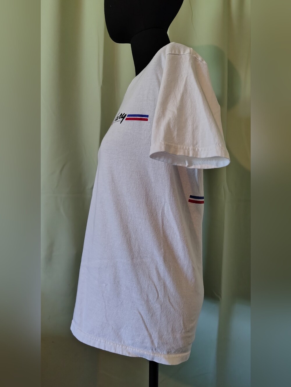 Fury Cozumel Graphic Tee White Red Blue Black Sail Boat Women Men Small Unisex - Picture 4 of 7
